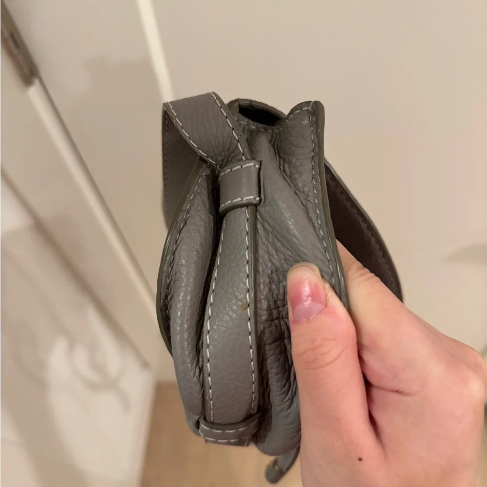 Chloe - Marcie Small Crossbody Bag - Gray - Pre-Owned - Plz Check Pics - Picture 9 of 16